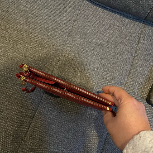 Louis Vuitton Wallet Purse Long Wallet Epi Red Woman Authentic Used - Picture 4 of 5